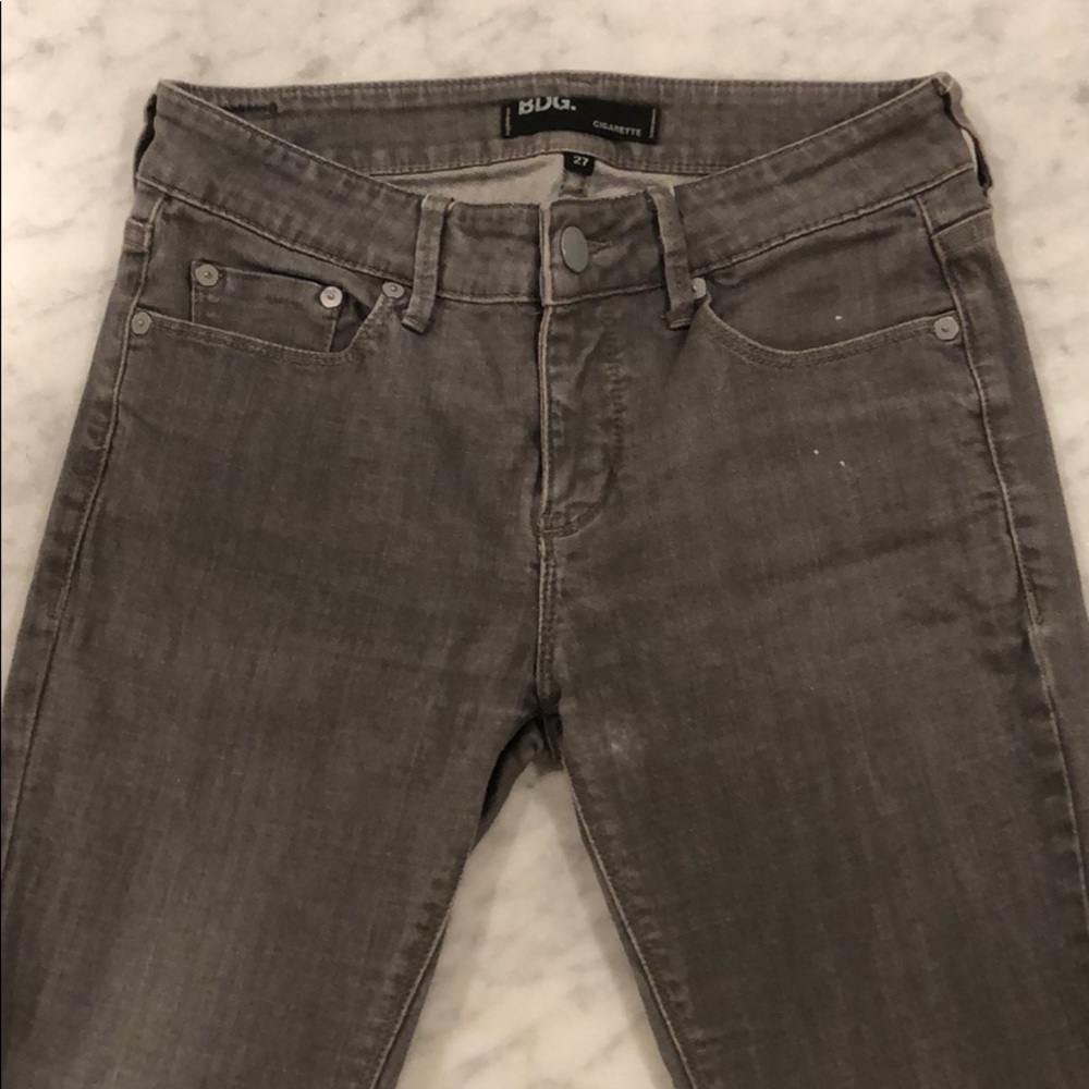 BDG cigarette pants in gray size 27